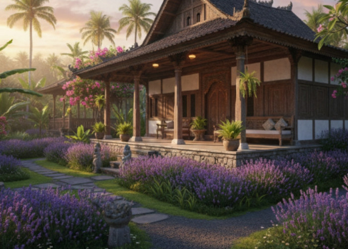 Tanaman Hias Lavender di Taman Tropis: Tips Membuat Halaman Rumah Terlihat Elegan dan Estetik 