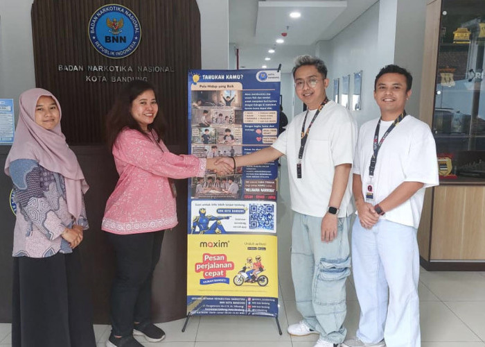 Maxim Bandung dan BNN Kota Bandung Perkuat Kolaborasi Cegah Penyalahgunaan Narkoba