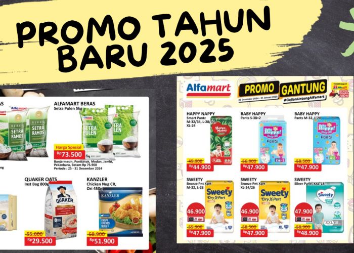 Promo Alfamart Produk Sembako dan Kebutuban Bayi Spesial Jelang Tahun Baru 2025