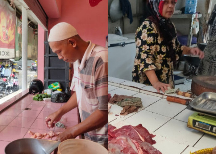 Baru Awal Ramadhan Harga Daging Ayam dan Sapi di Kabupaten Ciamis Mulai Naik