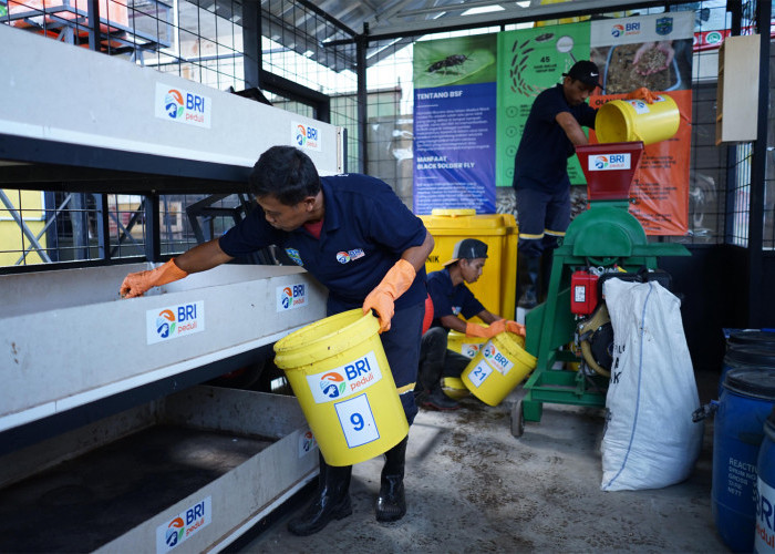 Gerakan Anti Sampah di Pasar Banjar Jawa Barat, BRI Peduli Bantu Kurangi Limbah Pasar 1.500 Kg Per Bulan