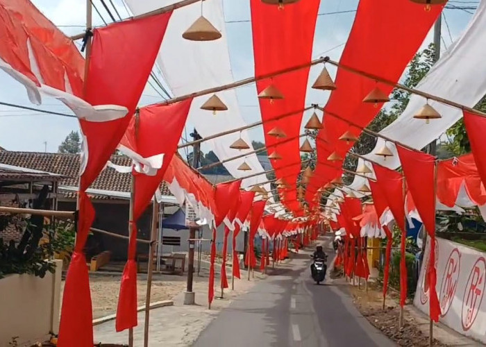 Lorong Merah Putih di Kampung Cibahong Kabupaten Tasikmalaya, Persembahan Warga untuk Indonesia