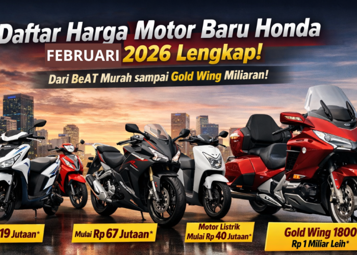 Informasi Daftar Harga Motor Baru Honda Februari 2026 Lengkap Terbaru dari Matic Hingga Sport