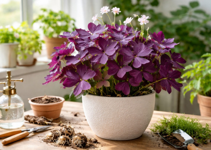 Rahasia Oxalis Triangularis Tampil Prima, Panduan Lengkap untuk Pecinta Tanaman Hias Daun Ungu