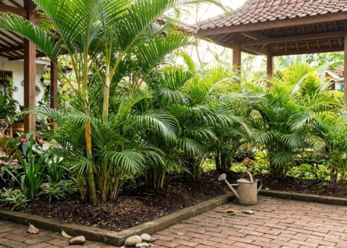 Supaya Tanaman Palem Kuning Tidak Cepat Menguning, Perhatikan Beberapa Hal Ini