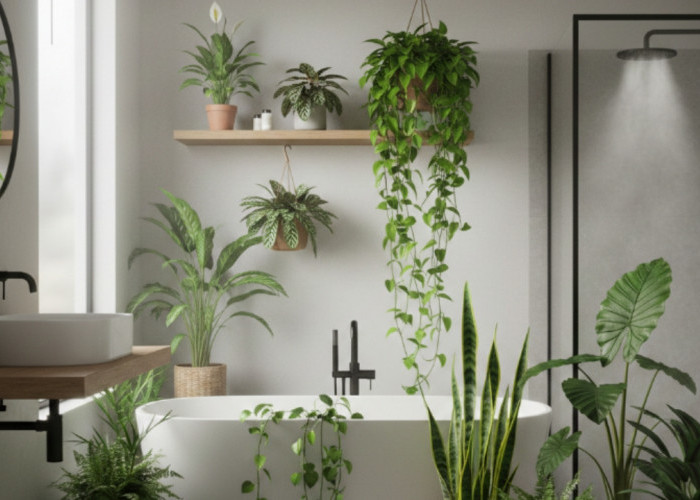 Kamar Mandi Terlihat Mewah dan Sehat! 5 Tanaman Hias Ini Tahan Lembap serta Minim Cahaya