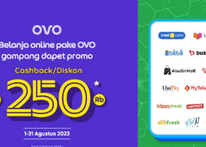 DAFTAR Merchant Partner OVO yang Sedang Menghadirkan Promo Diskon dan Cashback Saldo OVO Gratis