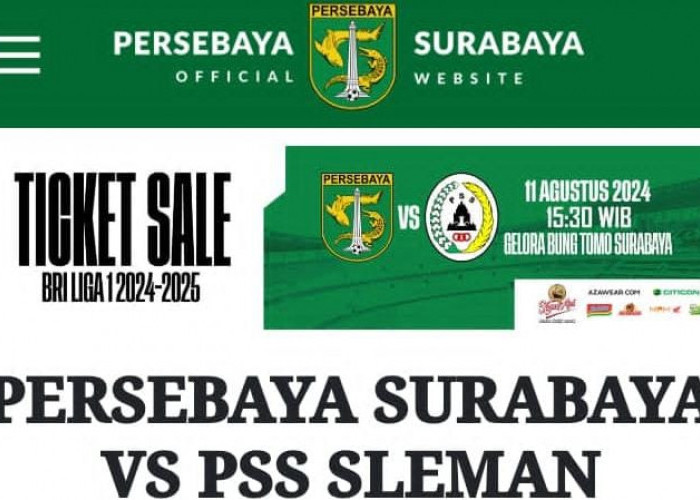 Liga 1 2024-2025: Ini Harga Tiket Persebaya vs PSS Sleman, Simak Juga Cara Pembeliannya