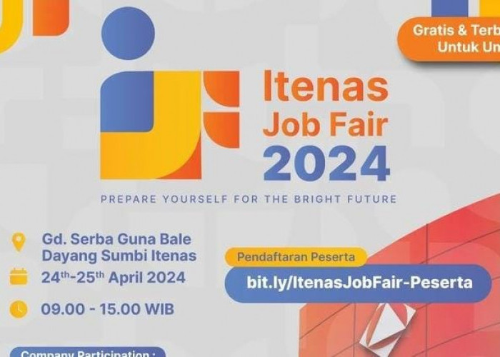Lowongan Kerja Bandung Tersedia di Itenas Job Fair 2024, Ini Jadwal, Lokasi dan Perusahaan yang Berpartisipasi