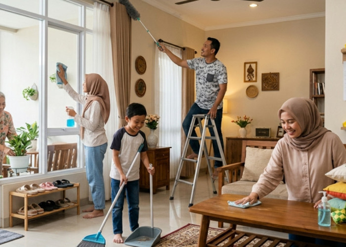 Daftar Bersih-Bersih Rumah Sebelum Lebaran, Agar Nyaman dan Silaturahmi Makin Hangat