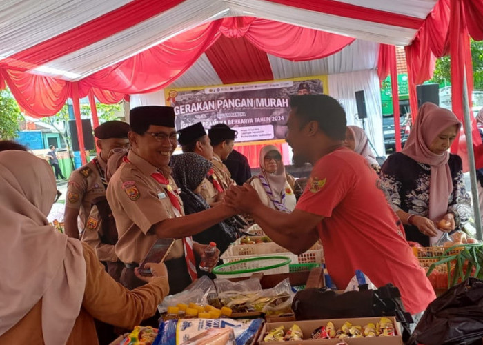 Kwarcab Pramuka Kota Tasikmalaya dan DKP3 Kolaborasi Gulirkan Program Gerakan Pangan Murah