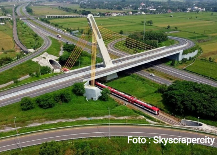 Jembatan Klodran Jadi Ikon Jalan Tol Solo - Ngawi, Tak Kalah dengan Erasmus Bridge di Kota Rotterdam