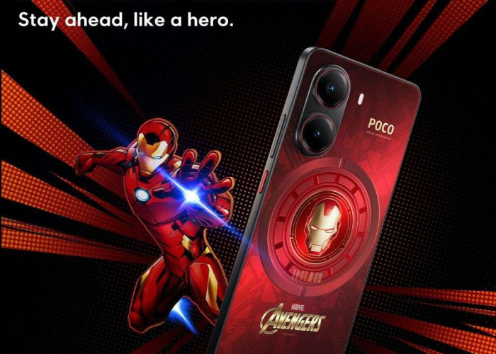 POCO X7 Pro Iron Man Edition, Smartphone Canggih dengan Sentuhan Ikonik Sang Pahlawan Marvel