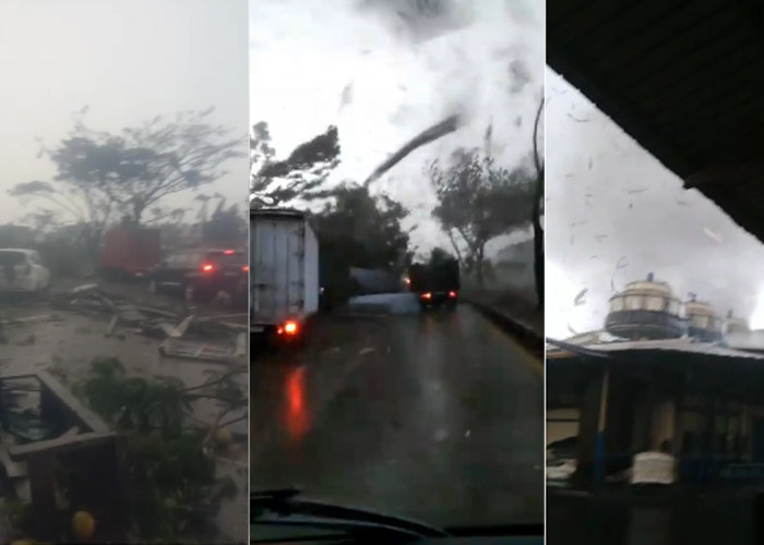 Mengerikan Angin Puting Beliung Sempat Lumpuhkan Jalan Bandung-Garut