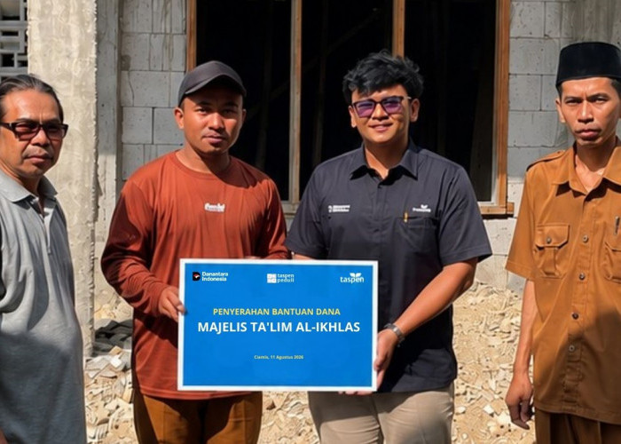Taspen Dukung Pembangunan Gedung Majelis Ta’lim Al-Ikhlas di Ciamis