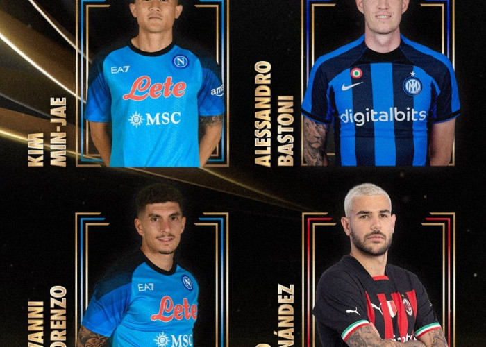 Daftar 11 Pemain Terbaik Serie A Versi AIC: Napoli Kirim 5 Wakil, AC Milan dan Inter Milan Tempatkan 3 Pemain