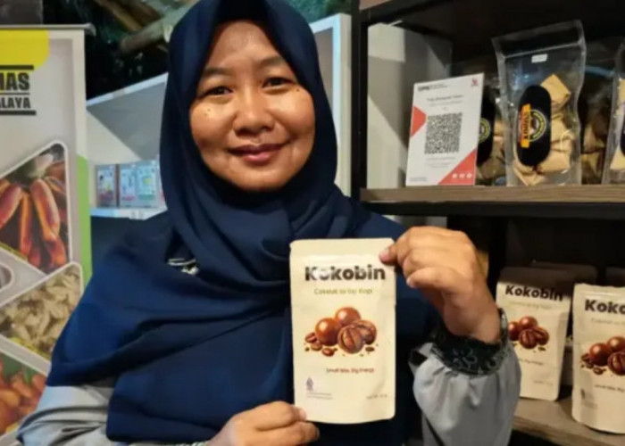 Kokobin Jadi Primadona UMKM Tasikmalaya, Cokelat Berisi Biji Kopi Utuh Ini Laris Diburu Pembeli