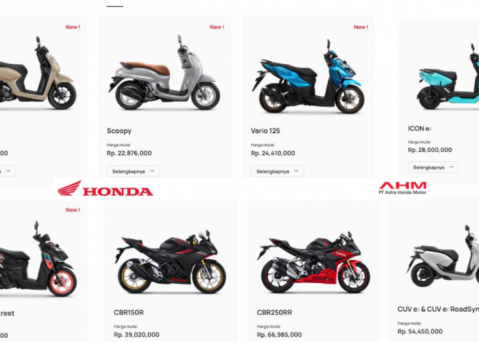 Daftar Harga Motor Baru Honda Februari 2026, Terlengkap Dari Segmen Entry Level Hingga Big Bike Premium