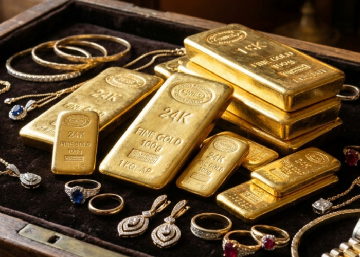 Harga Emas Hari Ini Turun, Antam dan UBS Kompak Melemah