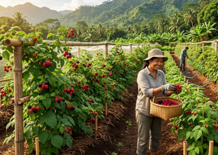 7 Cara Praktis Menanam Buah Raspberry di Iklim Tropis agar Cepat Berbuah dan Panen Maksimal