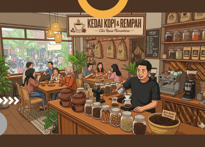 Kafe Kopi dan Rempah Ciamis, Sensasi Hangat Minuman Tradisional dengan Sentuhan Modern