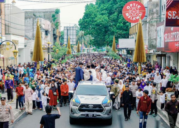 Yusuf-Hendro Hadiri Salawat Akbar Bersama 7.000 Anak Yatim, Tunjukkan Komitmen untuk Kota Tasikmalaya