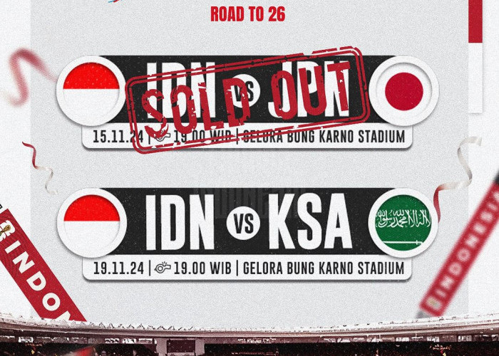 Tiket Sold Out! Antusiasme Sambut Indonesia vs Jepang Babak Kualifikasi Piala Dunia di Gelora Bung Karno