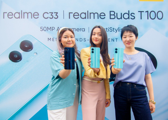 Resmi Meluncur di Indonesia, Realme C33 Unggulkan Kamera 50MP Plus Teknologi AI, Dijual Mulai Harga Rp1 Jutaan