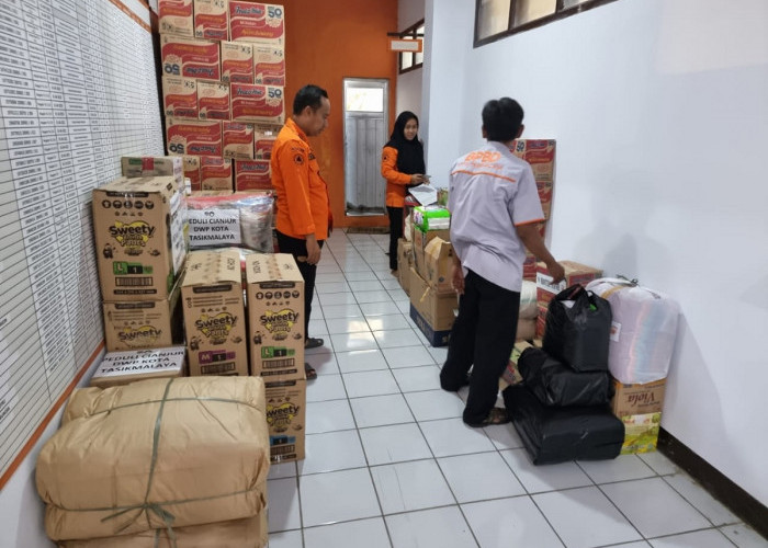 Hari Rabu, Beragam Kebutuhan dan Tim Opsar BPBD Kota Tasik Bantu Korban Gempa Cianjur
