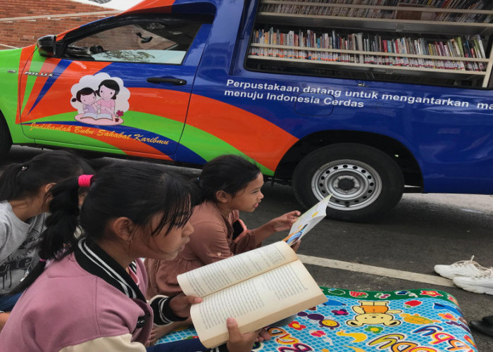 Tiga Jam Sehari Dipajang, Perpustakaan Keliling Kota Tasikmalaya Kurang Diminati