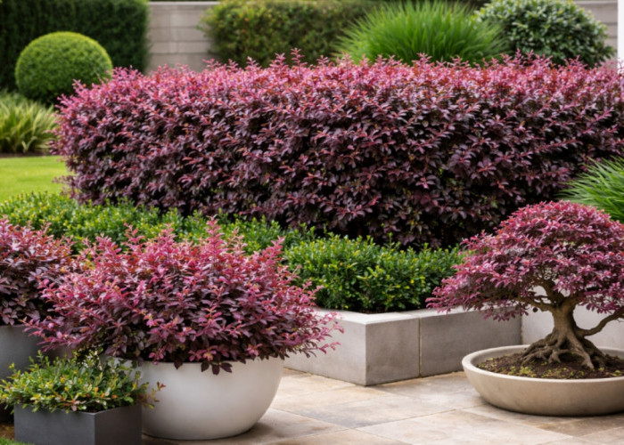 Serut Merah Loropetalum, Tanaman Hias Elegan Yang Bisa Mempercantik Taman Minimalis Dengan Perawatan Mudah