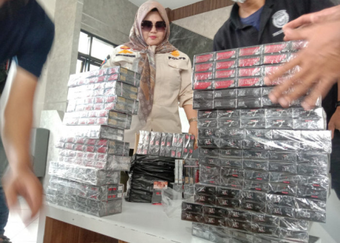 Belasan Ribu Rokok Tanpa Pita Cukai Gagal Edar di Tasikmalaya, Penjual Terancam Kurungan Penjara