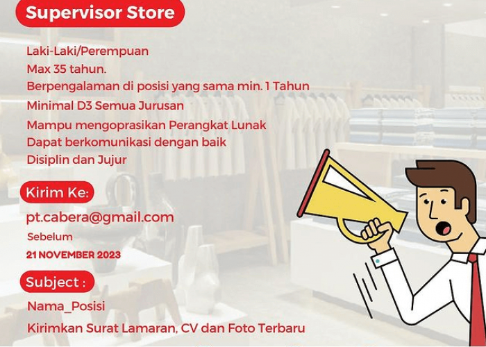 Info Loker, PT Pelindo Bekerja Sama dengan PT Cabera Buka Loker untuk Penempatan di UMK Mart dan Cafe Image