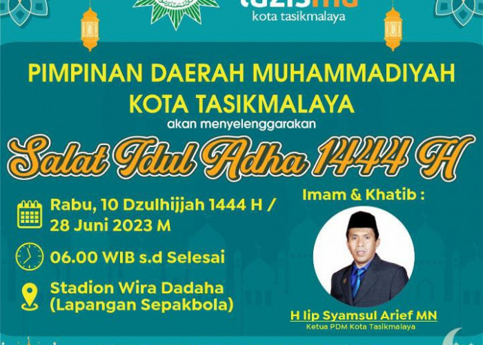 Besok Muhammadiyah Kota Tasikmalaya Salat Idul Adha di Stadion Wiradadaha
