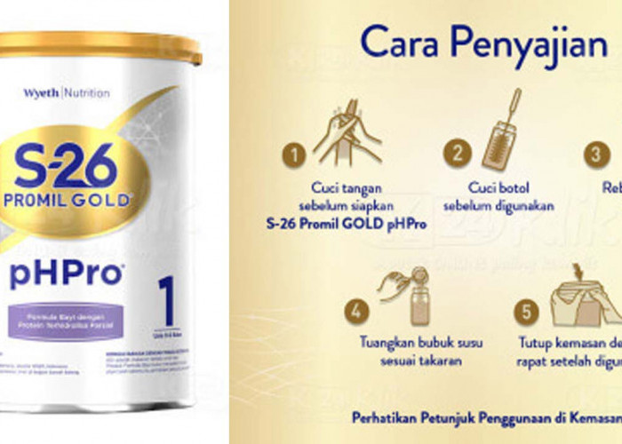 Nestle Tarik Susu Formula Bayi S-26 Promil Gold pHPro 1 dari Pasaran