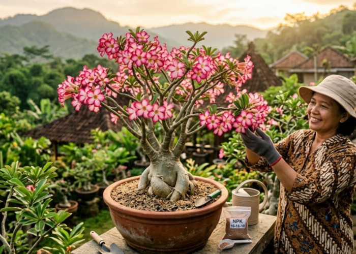 Ngobrol Santai Soal Adenium, Cara Bikin Tanaman Ini Rajin Berbunga dan Tampil Makin Cantik