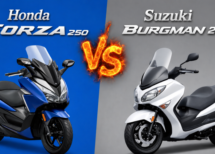 Honda Forza 250 vs Suzuki Burgman 200 di Indonesia, Pilih Maxi Skutik Mewah atau Nyaman? Ini Jawabannya
