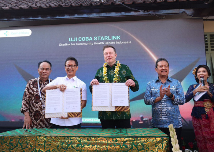 Elon Musk Uji Coba Starlink di Bali, Puskesmas Jadi Sasaran Uji Coba Layanan Internet Cepat