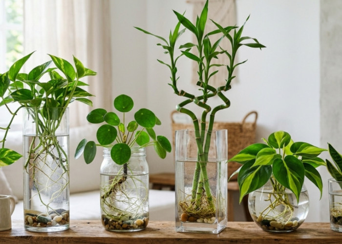7 Jenis Tanaman Hias Hidroponik yang Cantik dan Mudah Perawatan untuk Dekorasi Rumah