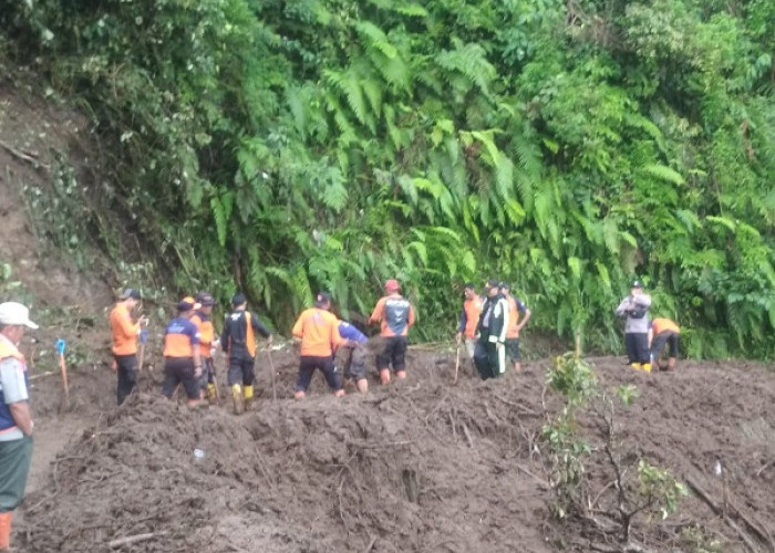 Update Bencana Alam di Tasik: Jalan di Cigalontang Masih Tertimbun Longsor, Tim Gabungan Terus Bekerja Keras