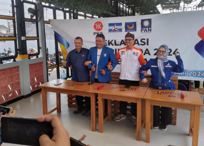 Deal! Empat Parpol di Kota Banjar Resmi Koalisi untuk Pilkada 2024, Namanya Banjar Madani