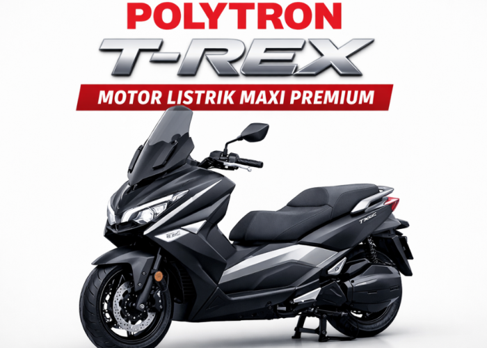 Polytron T-Rex Motor Listrik Bongsor Penantang NMAX, Langsung Bidik Segmen Skutik Gambot Kelas Atas