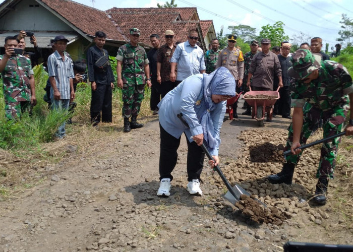 Bukti Nyata Tentara Siliwangi Manunggal Bersama Rakyat, Membangun Jalan di Kota Banjar