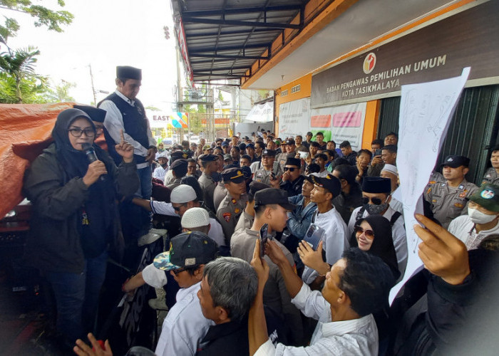 Lagi! Warga Demo Bawaslu, Usut Tuntas Dugaan Politik Uang Pilkada Kota Tasikmalaya: Dua Kasus Diselidiki