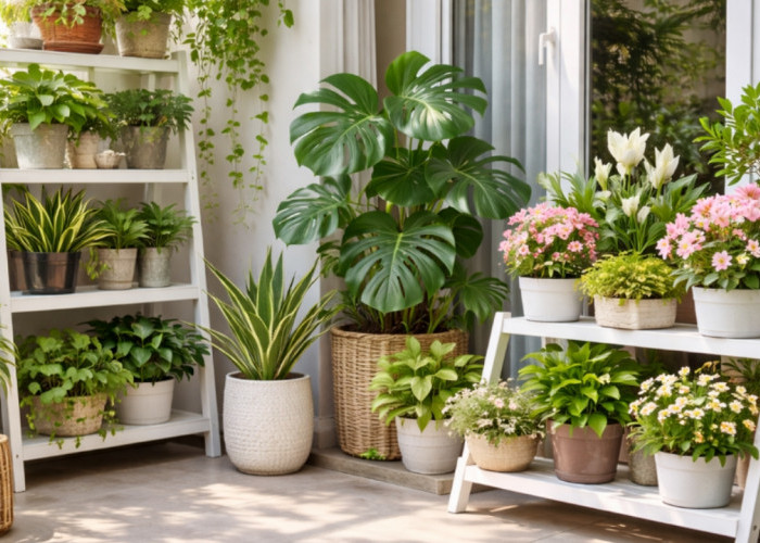 Cara Menata Tanaman Hias di Teras Rumah agar Rapi, Estetis, dan Bikin Betah Setiap Hari