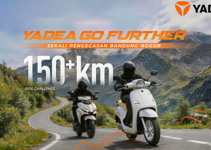 Bandung-Bogor Hanya Sekali Cas, Pembuktian Performa Jarak Jauh Yadea OSTA dan Velax U