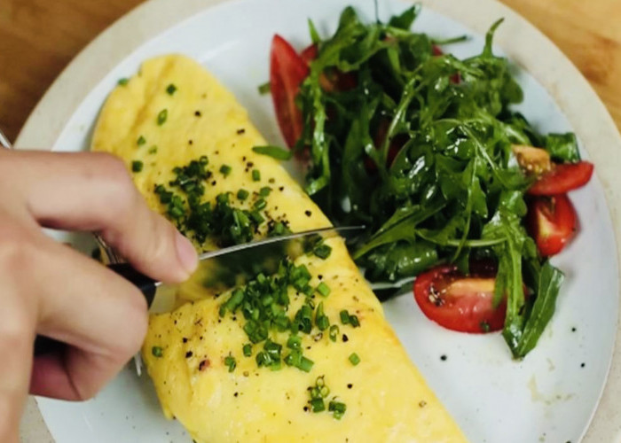 Omelet Jamur Sarapan Simpel di Hari Libur, Bahannya Mudah Didapat