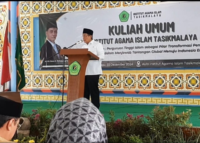 Wamenag Ajak IAI Tasikmalaya Wujudkan Pendidikan Moderat Menuju Indonesia Emas 2045