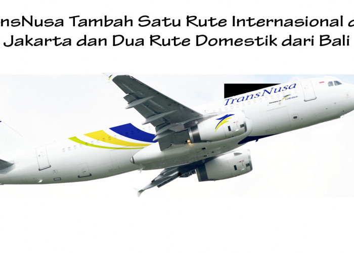 TransNusa Buka Rute Jakarta–Bangkok dan Tambah 2 Penerbangan Baru dari Bali, Ini Jadwal dan Harga Tiketnya
