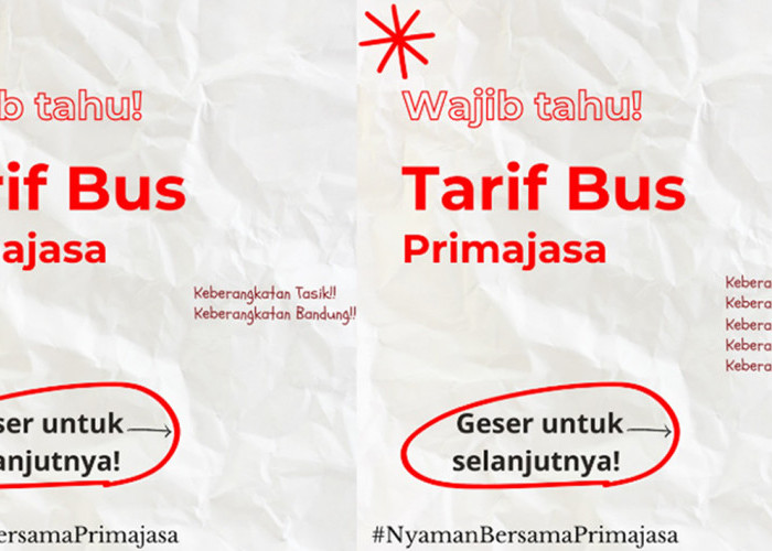 UPDATE Harga Tiket Bus Primajasa 2024 Keberangkatan Tasik, Garut, Bandung, Bekasi, Lebak Bulus, Kampung Rambut